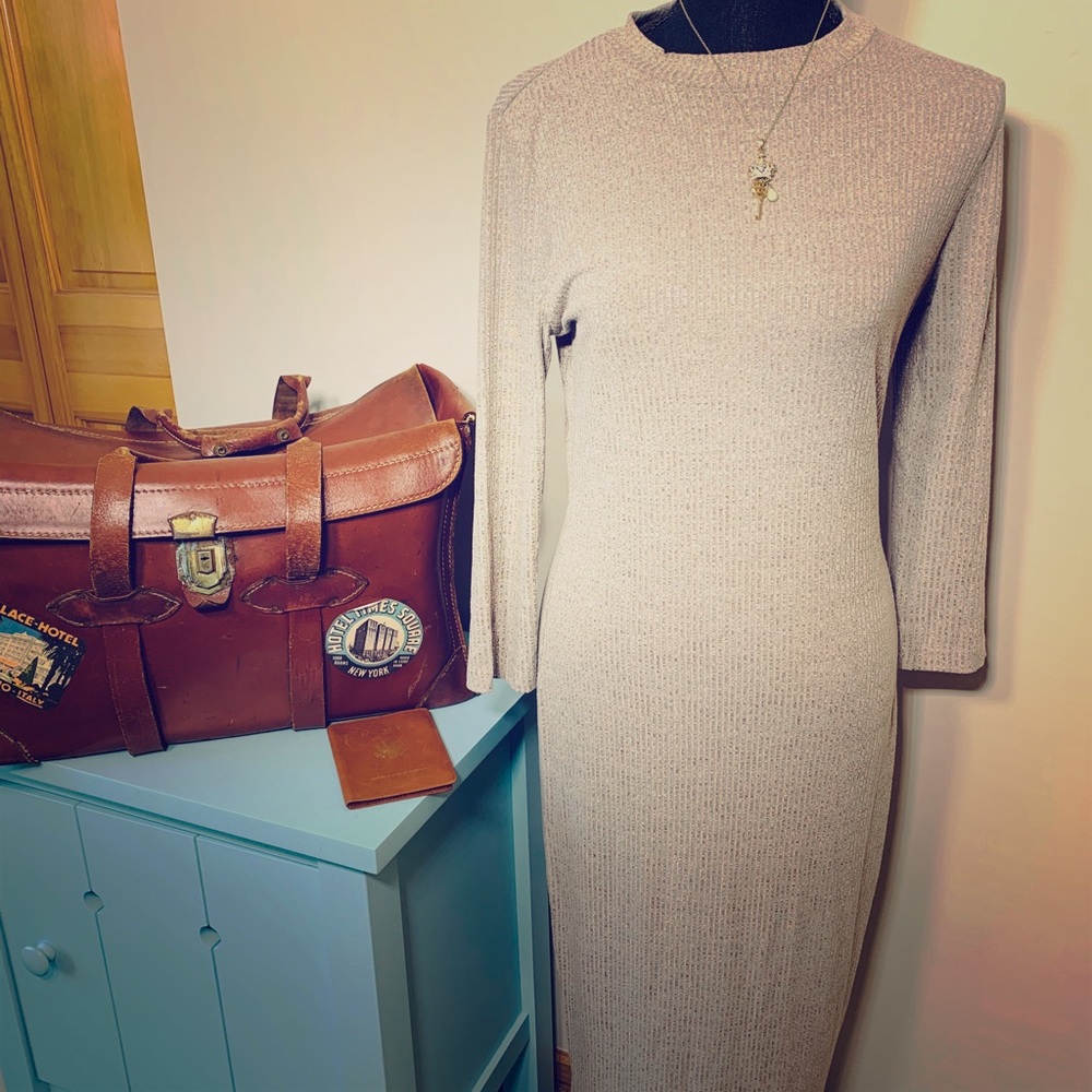 Ya Los Angeles Ribbed Maxi Dress